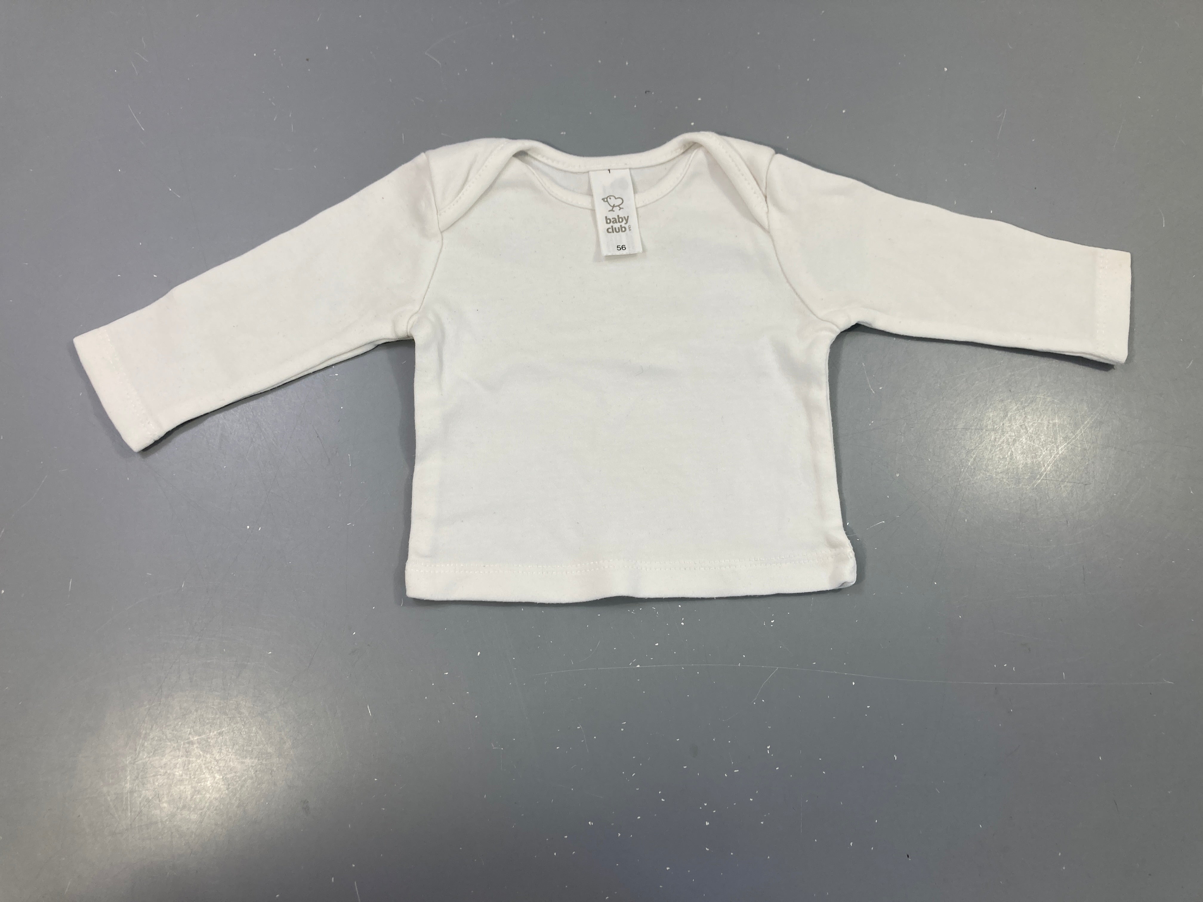 T-shirt m.l écru blanc, Baby Club