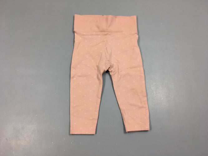 Pantalon jersey rose coeur, moins cher chez Petit Kiwi