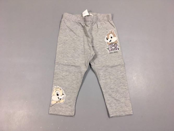 Pantalon jersey gris chiné Tic tac, moins cher chez Petit Kiwi