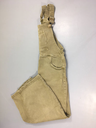 Salopette toile kaki, moins cher chez Petit Kiwi