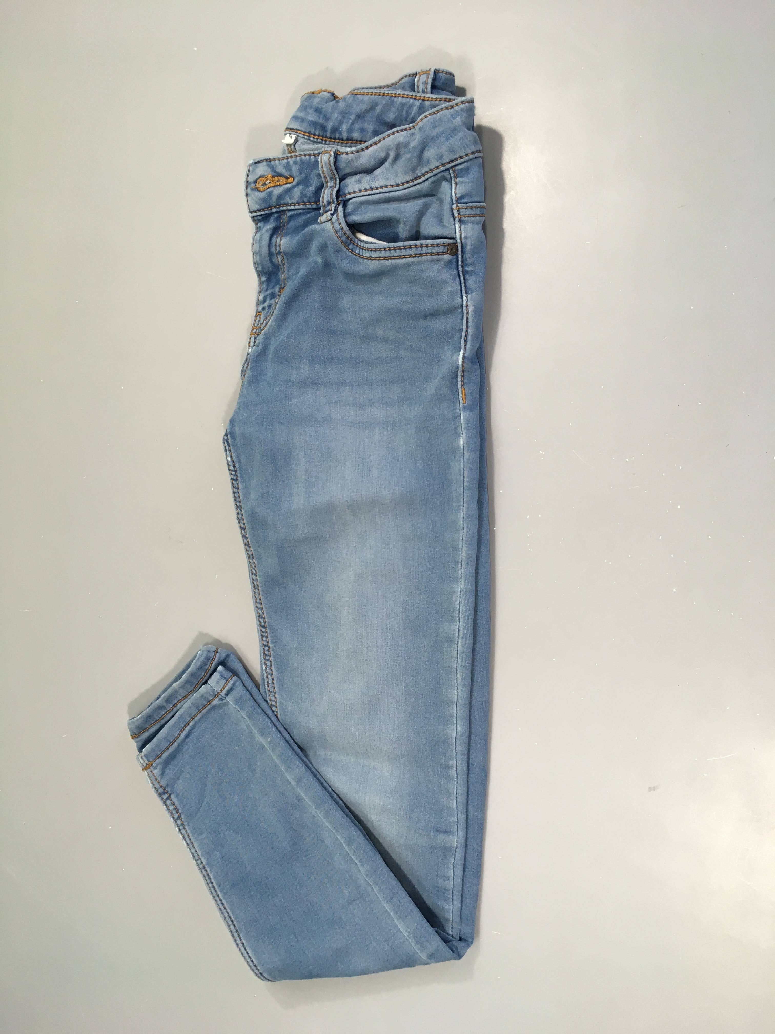 Pantalon denim clair