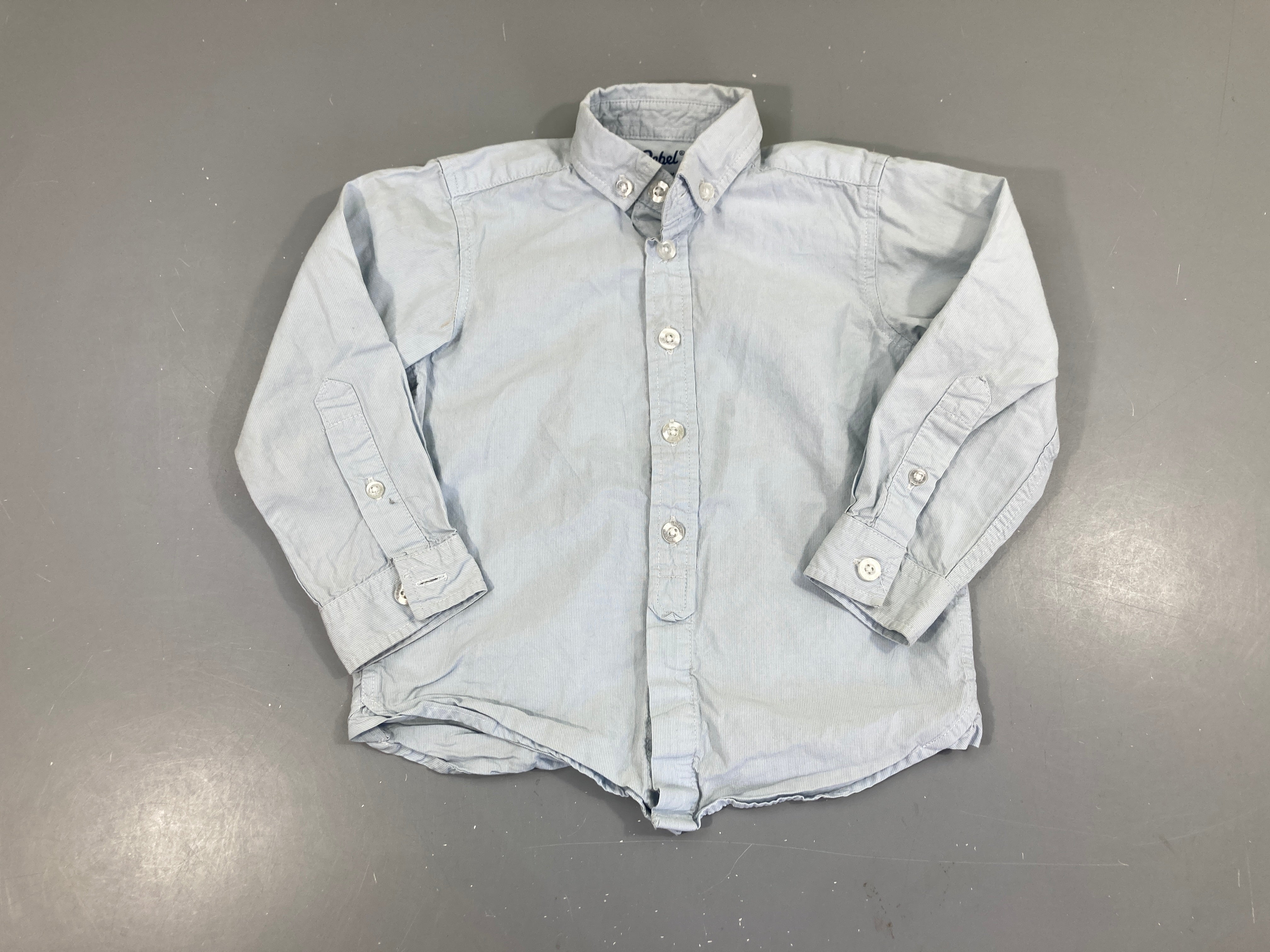 Chemise m.l bleu clair