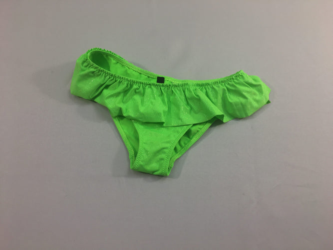 Culotte de bikini vert irisé, moins cher chez Petit Kiwi