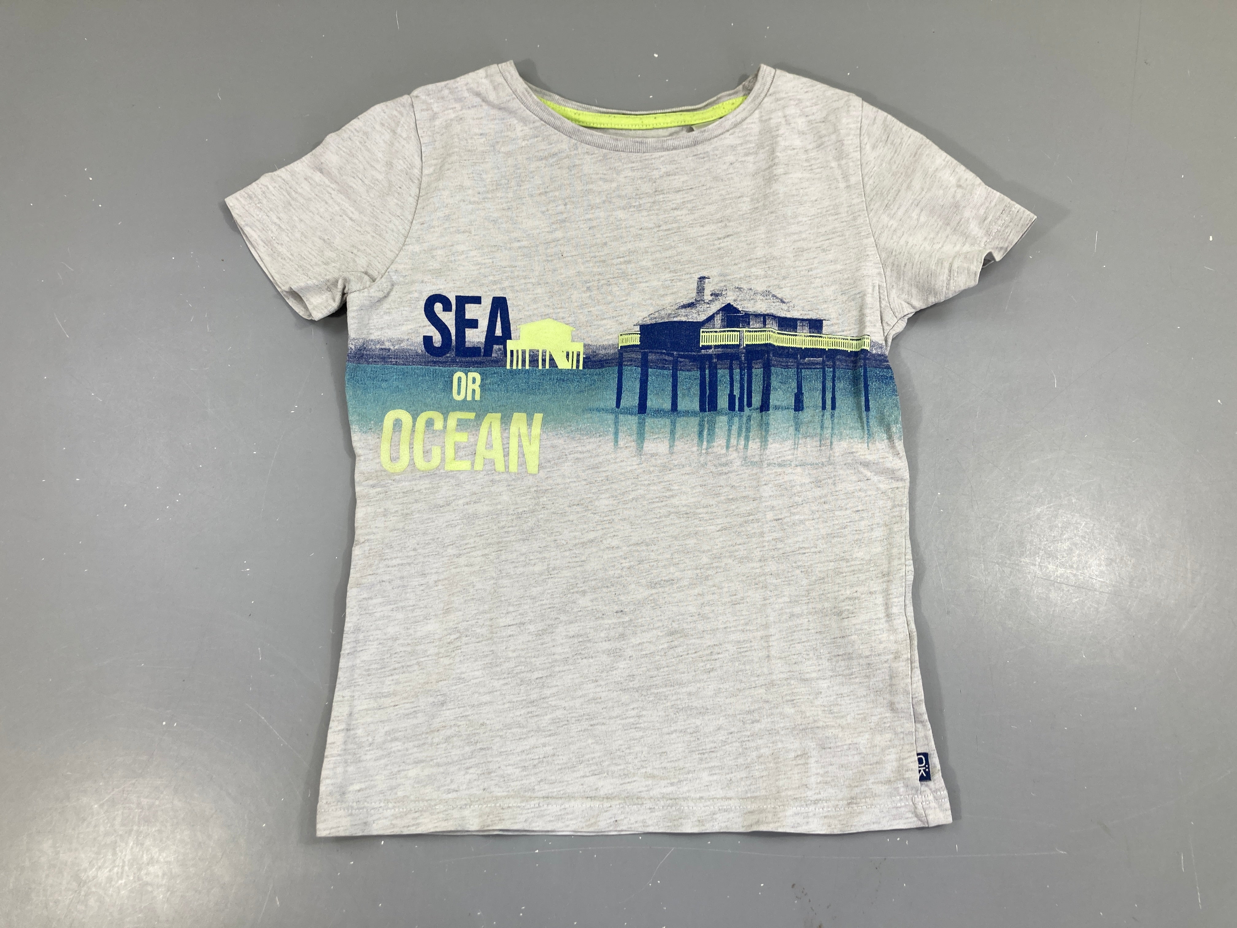 T-shirt m.c gris chiné Sea