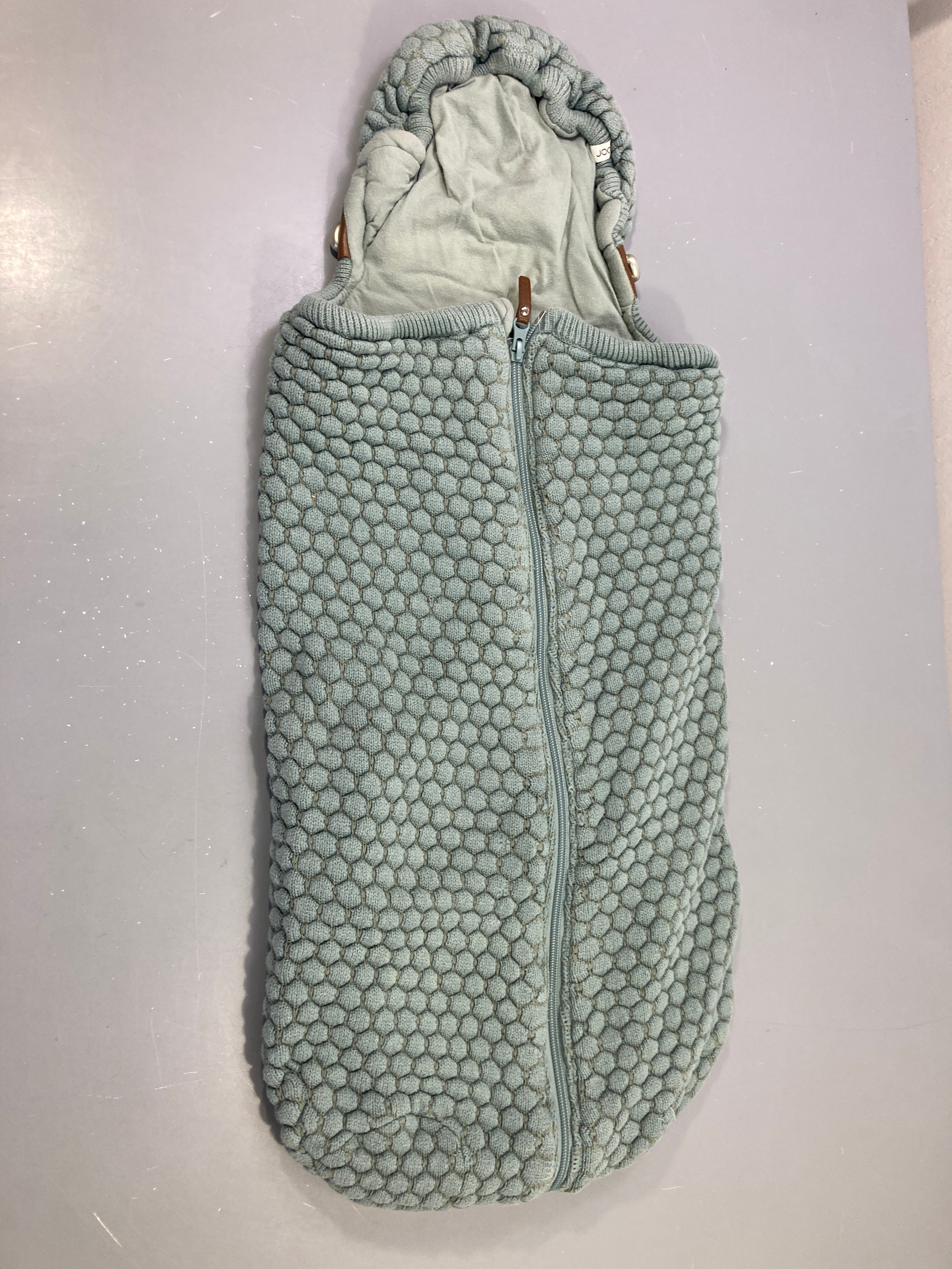 Nid d'ange tricot vert sauge Joolz