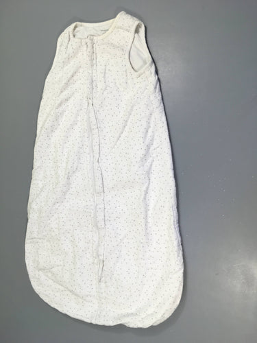 Sac de couchage s.m coton tetra blanc pois, 6-18m, moins cher chez Petit Kiwi