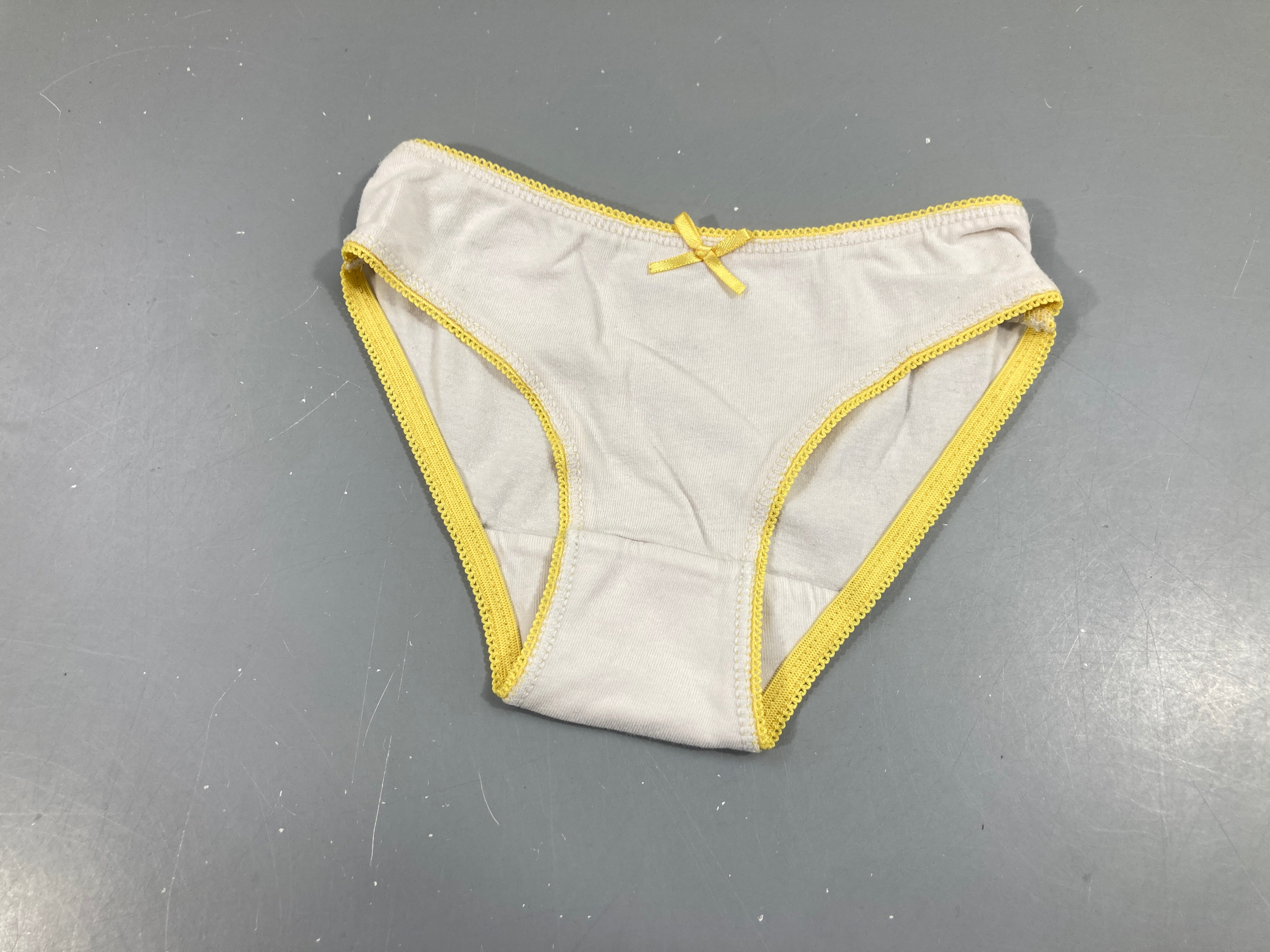 Culotte blanc/jaune