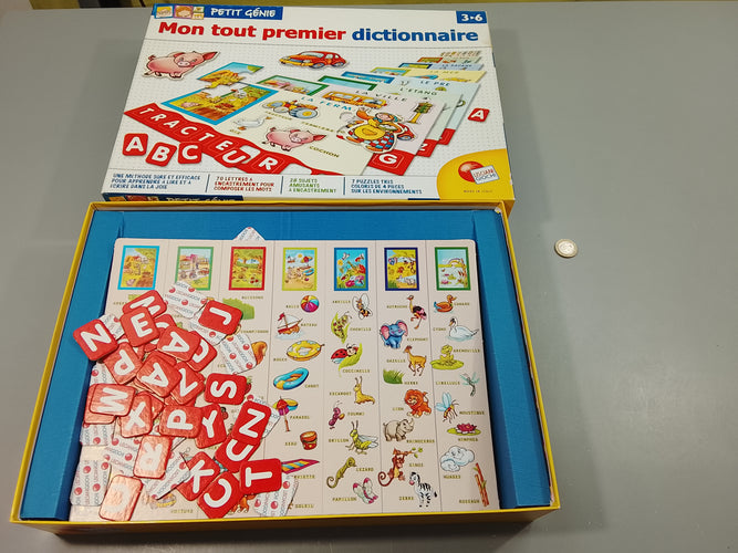 Complet . Petit génie. Mon tout premier dictionnaire.  3-6a, moins cher chez Petit Kiwi