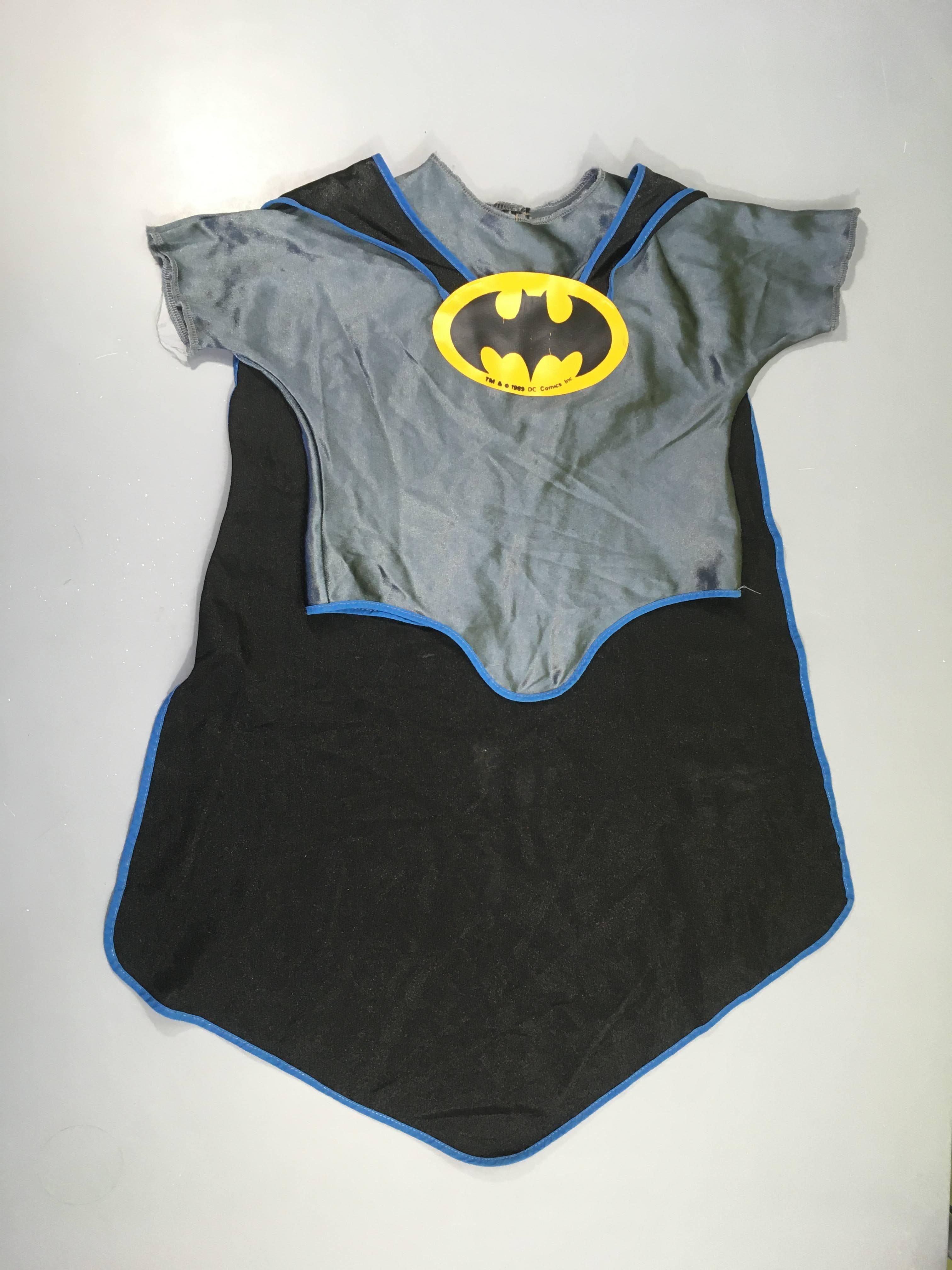 Cape de Batman noir, gris, jaune