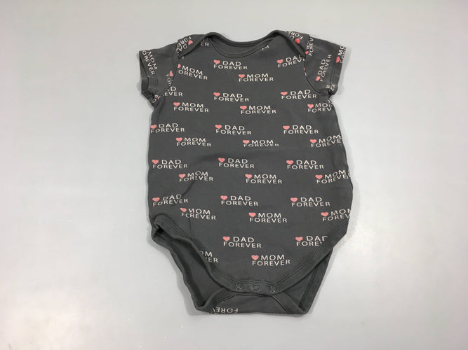 Body m.c grix foncé Dad, moins cher chez Petit Kiwi