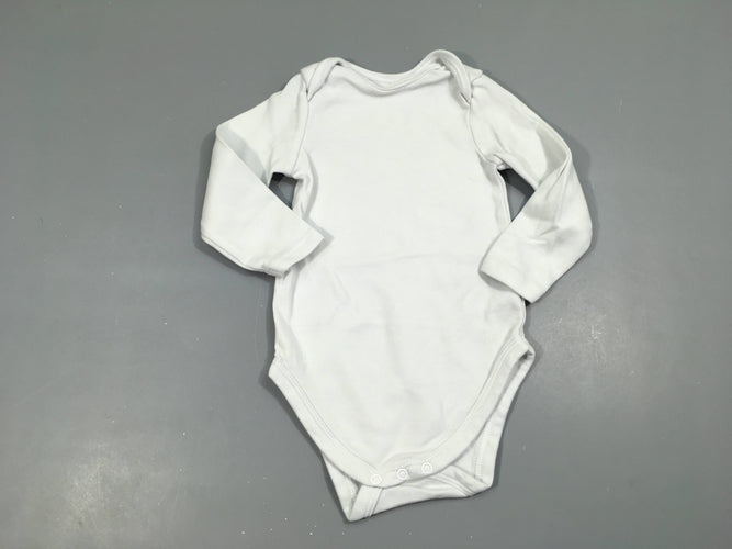 Body m.l blanc, moins cher chez Petit Kiwi