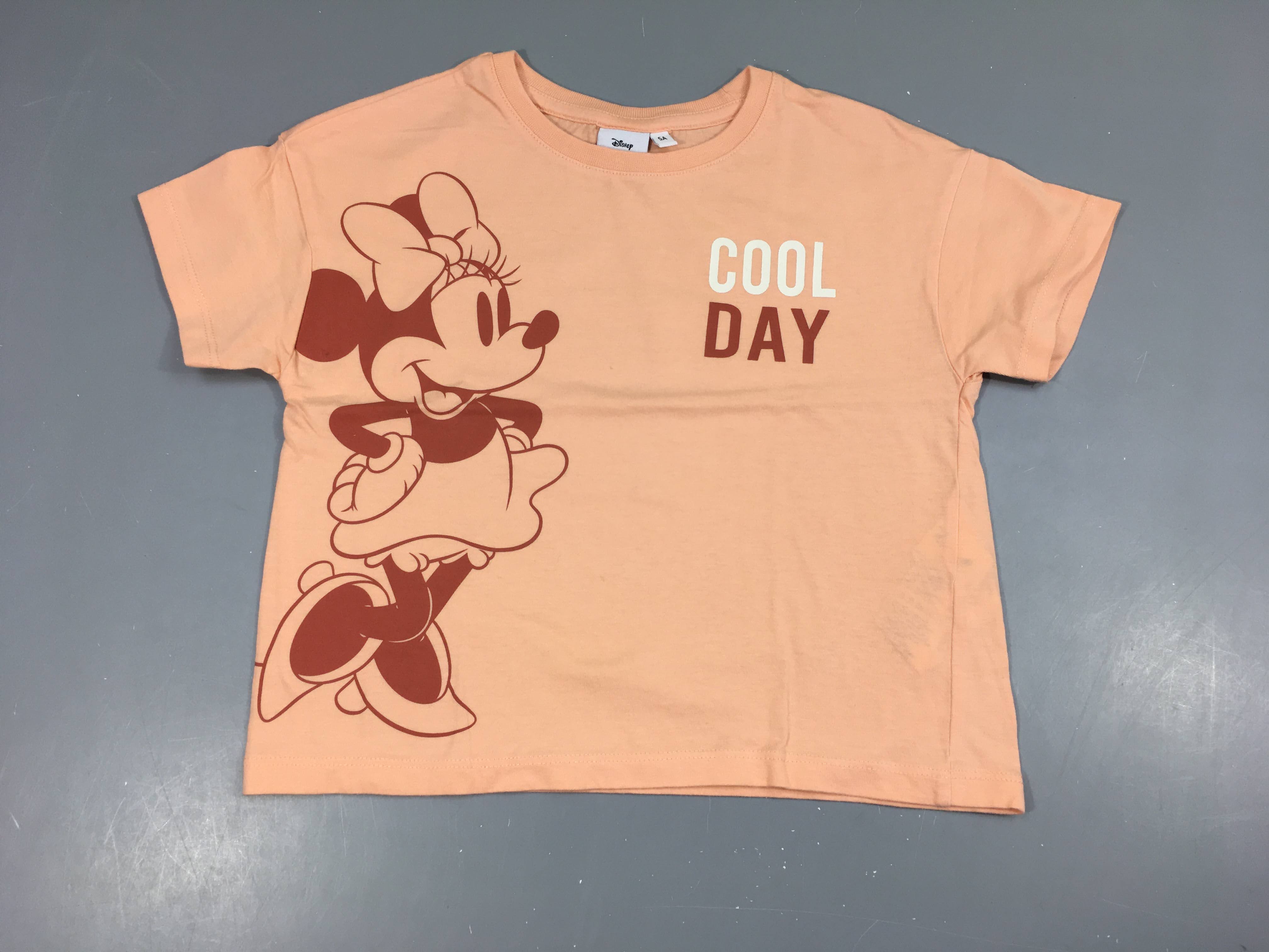 T-shirt m.c saumon Minnie