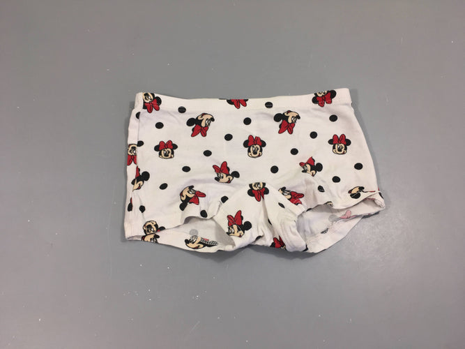 Culotte boxer blanc Minnie, moins cher chez Petit Kiwi