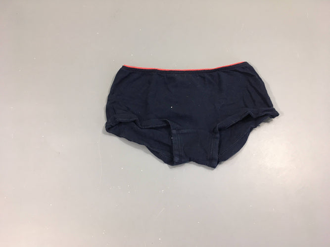 Culotte boxe bleu marine/rouge, moins cher chez Petit Kiwi