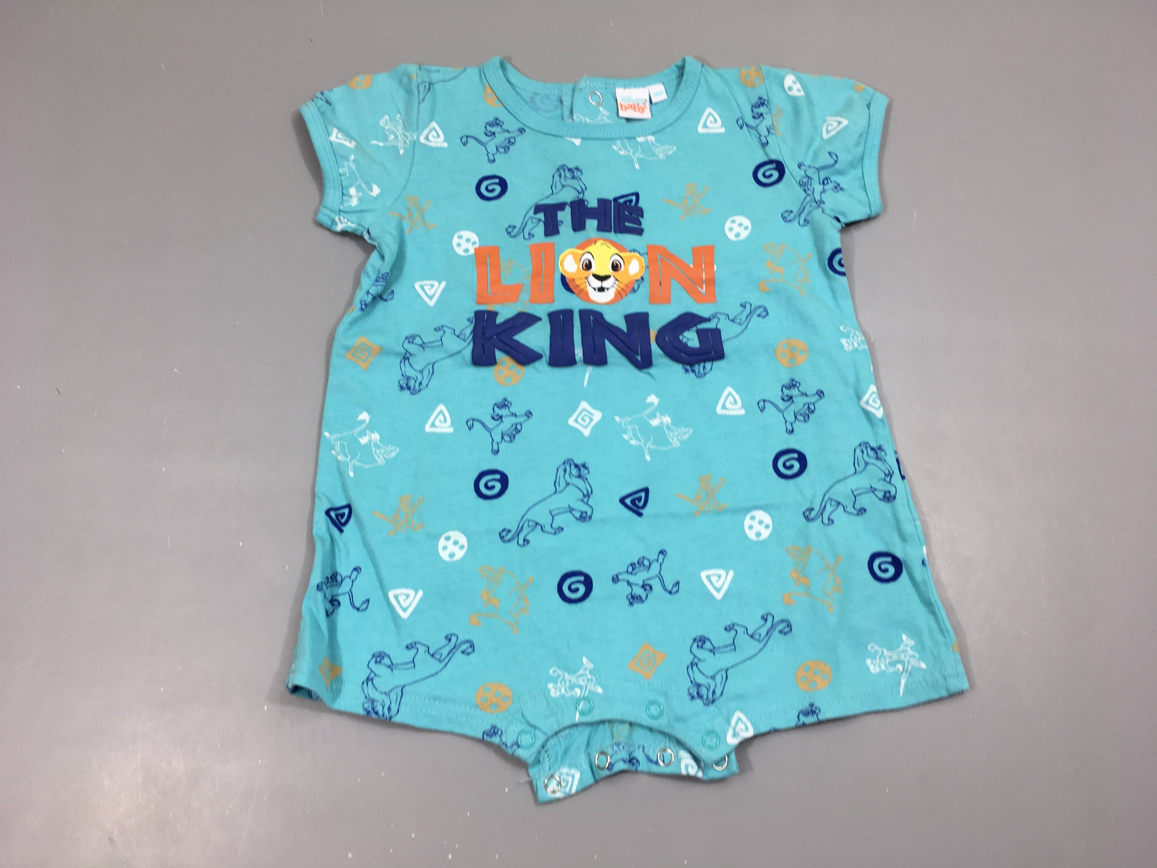 Combishort jersey bleu lion