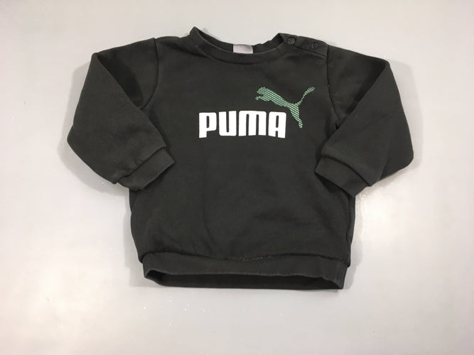Sweat noir Puma, bouloché, moins cher chez Petit Kiwi