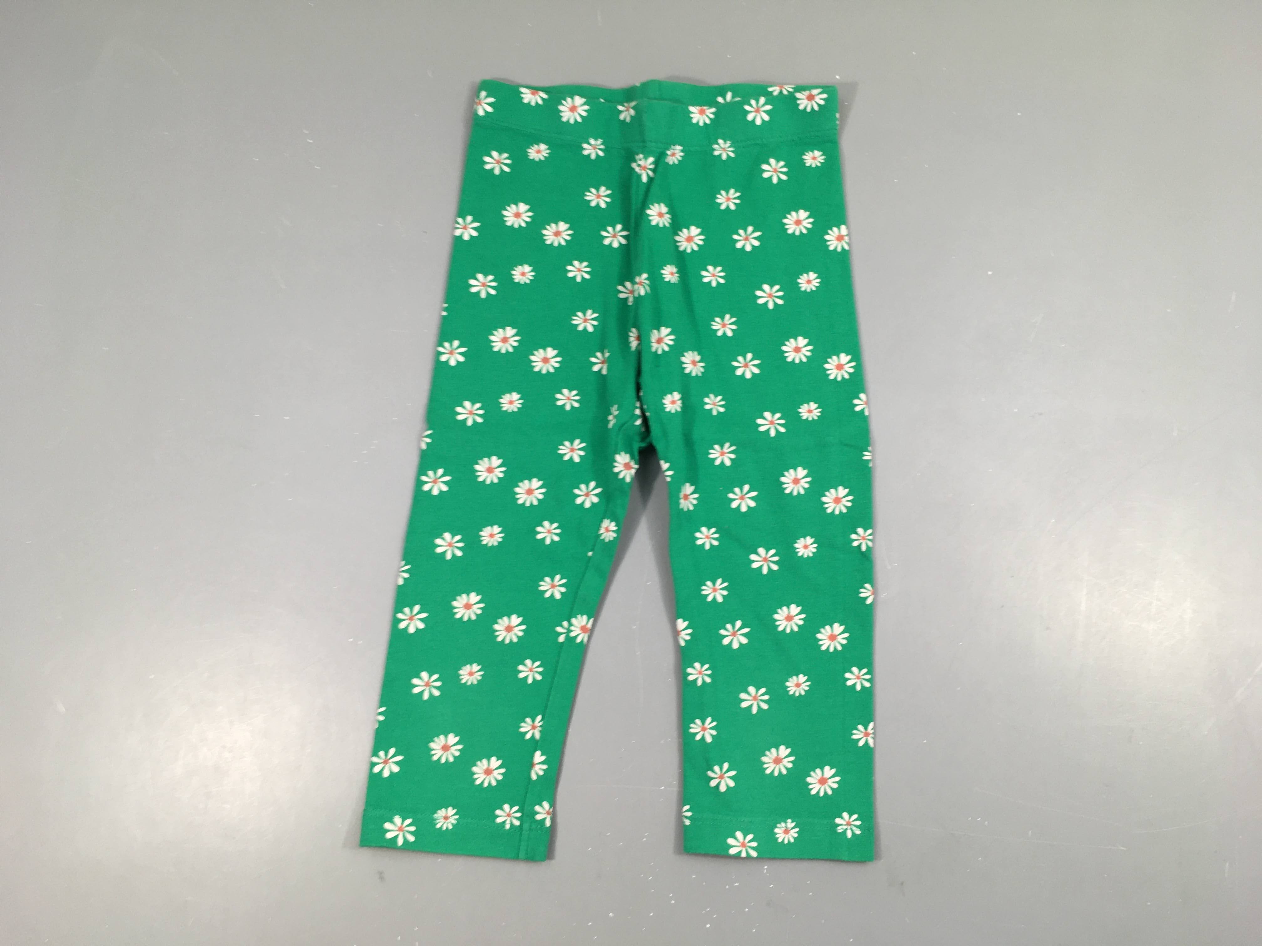 Legging vert Paquerettes