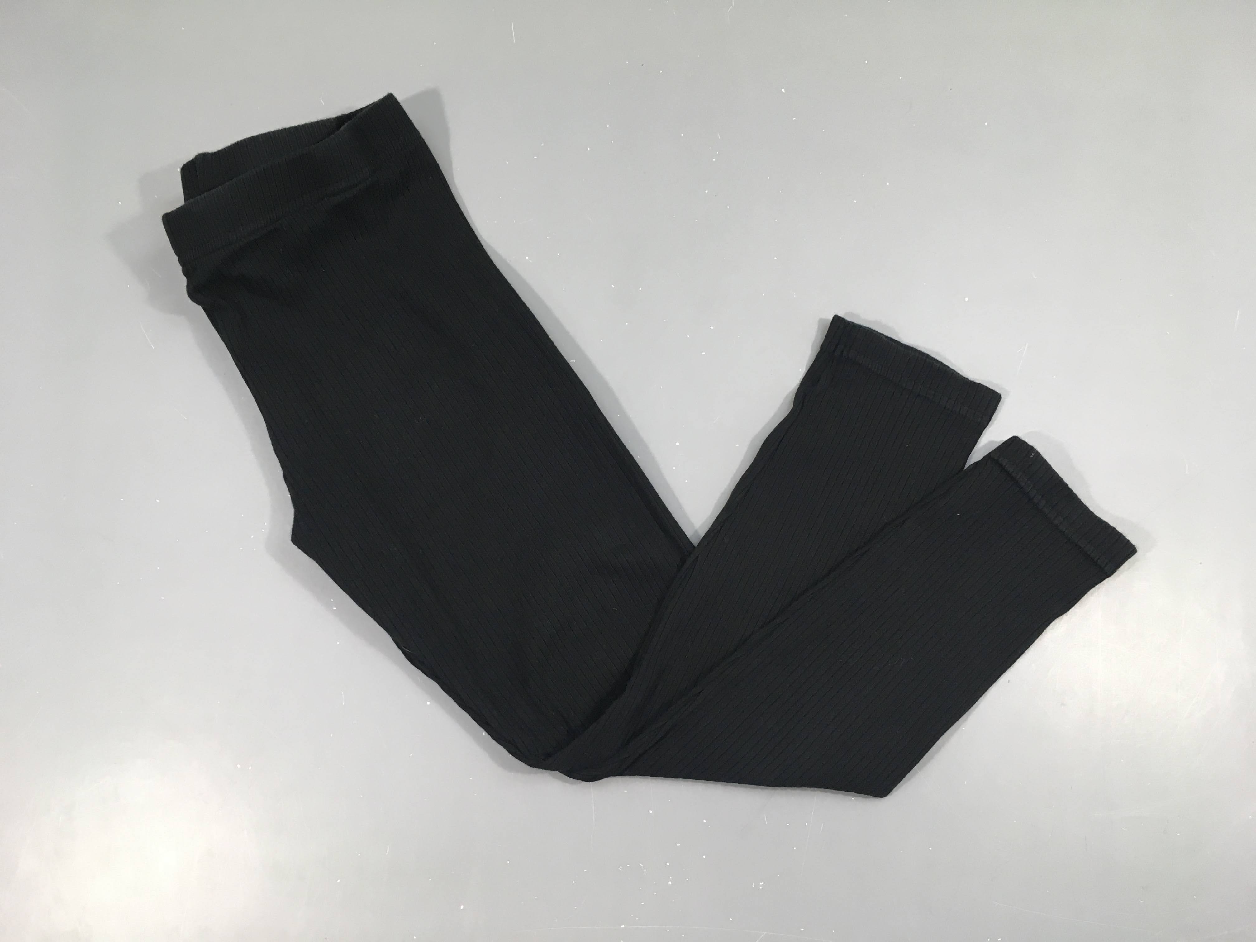 Legging côtelé noir