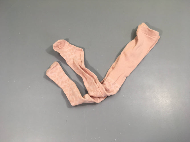 Paire de collants rose ajourés, moins cher chez Petit Kiwi