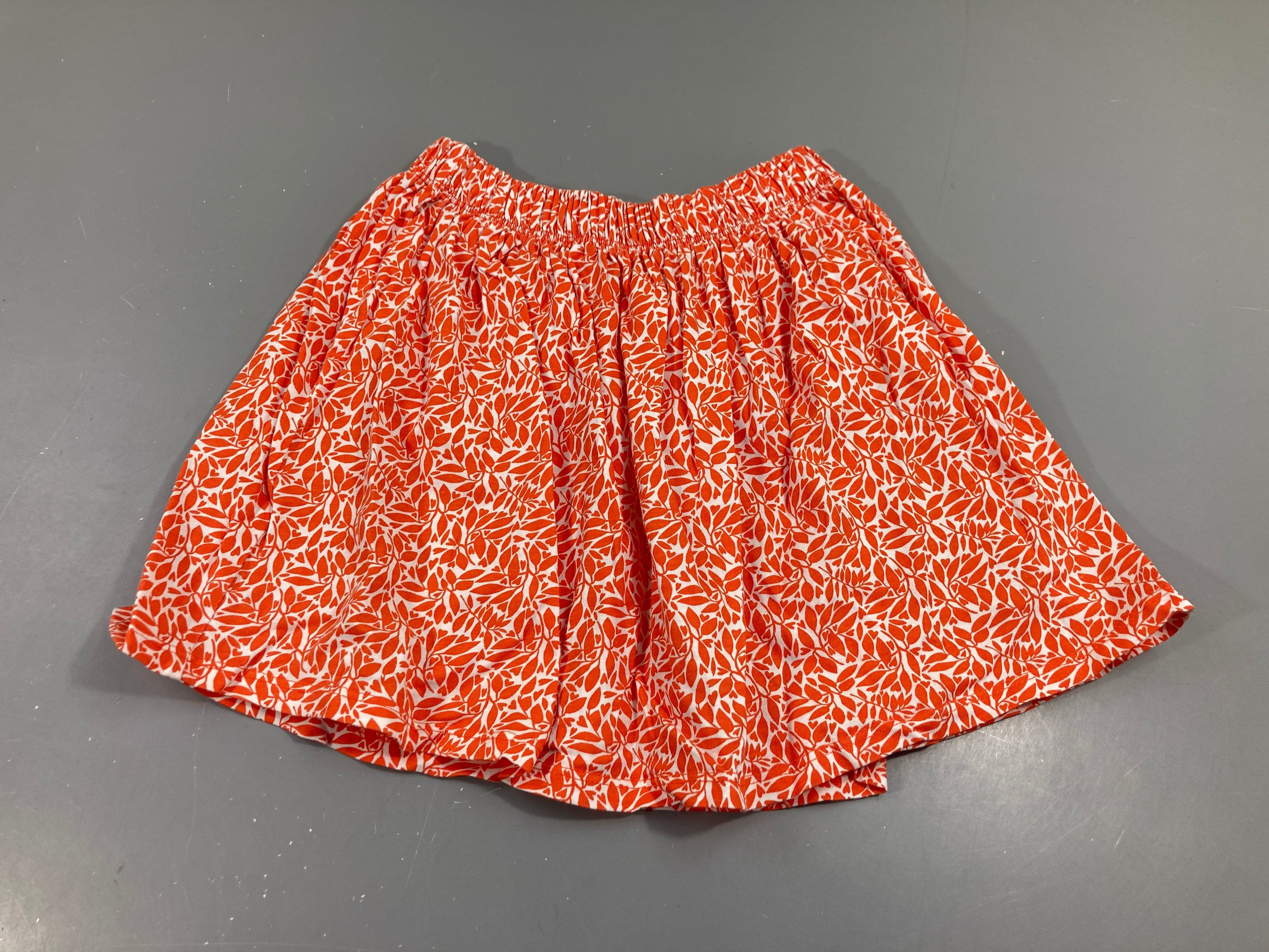 Jupe blanc/orange