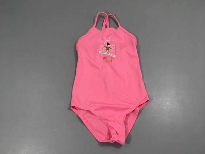 Maillot rose vif surf, moins cher chez Petit Kiwi