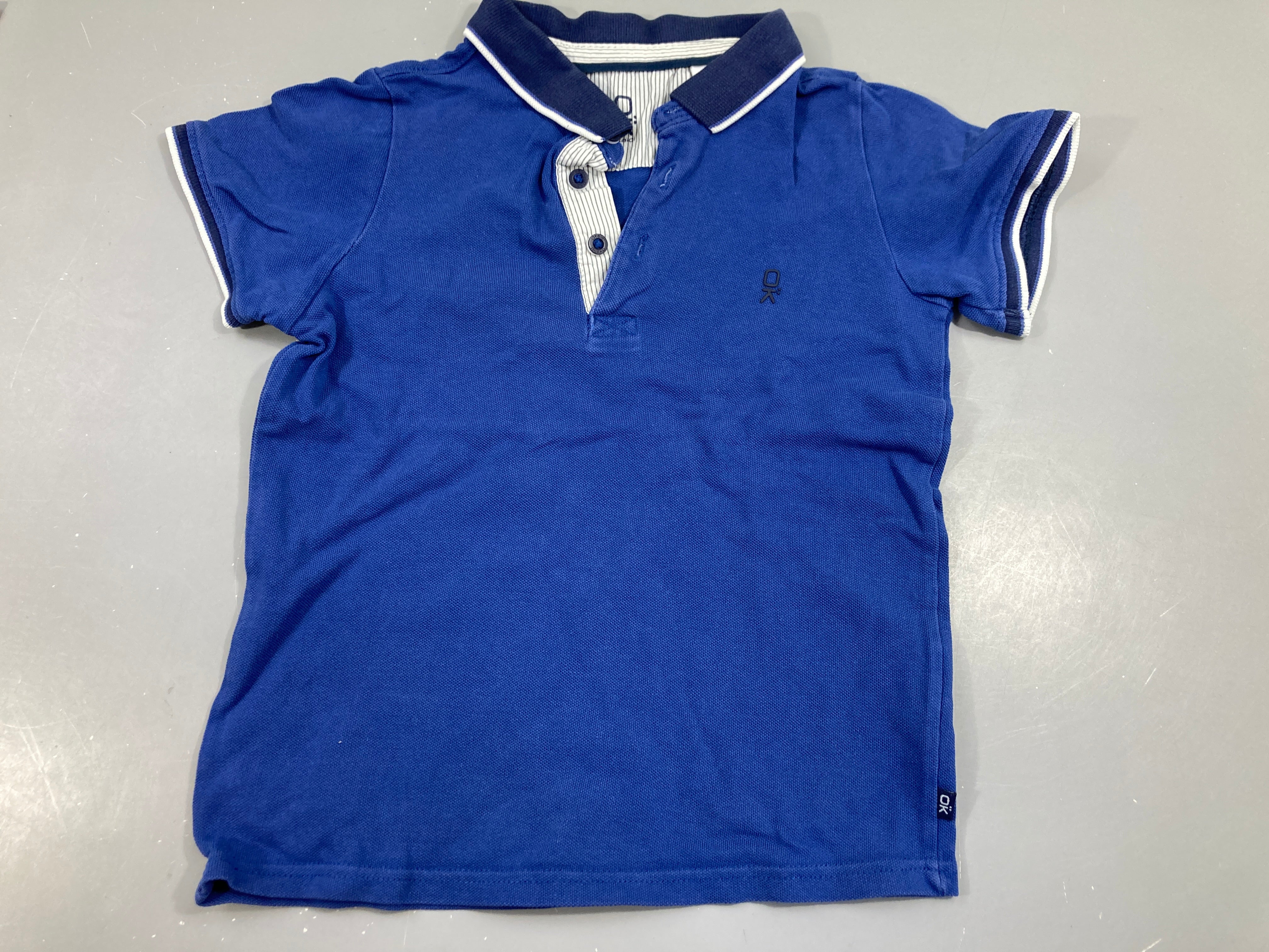 Polo m.c bleu