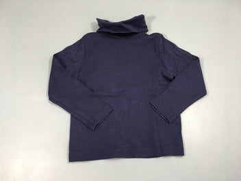T-shirt col roulé bleu marine