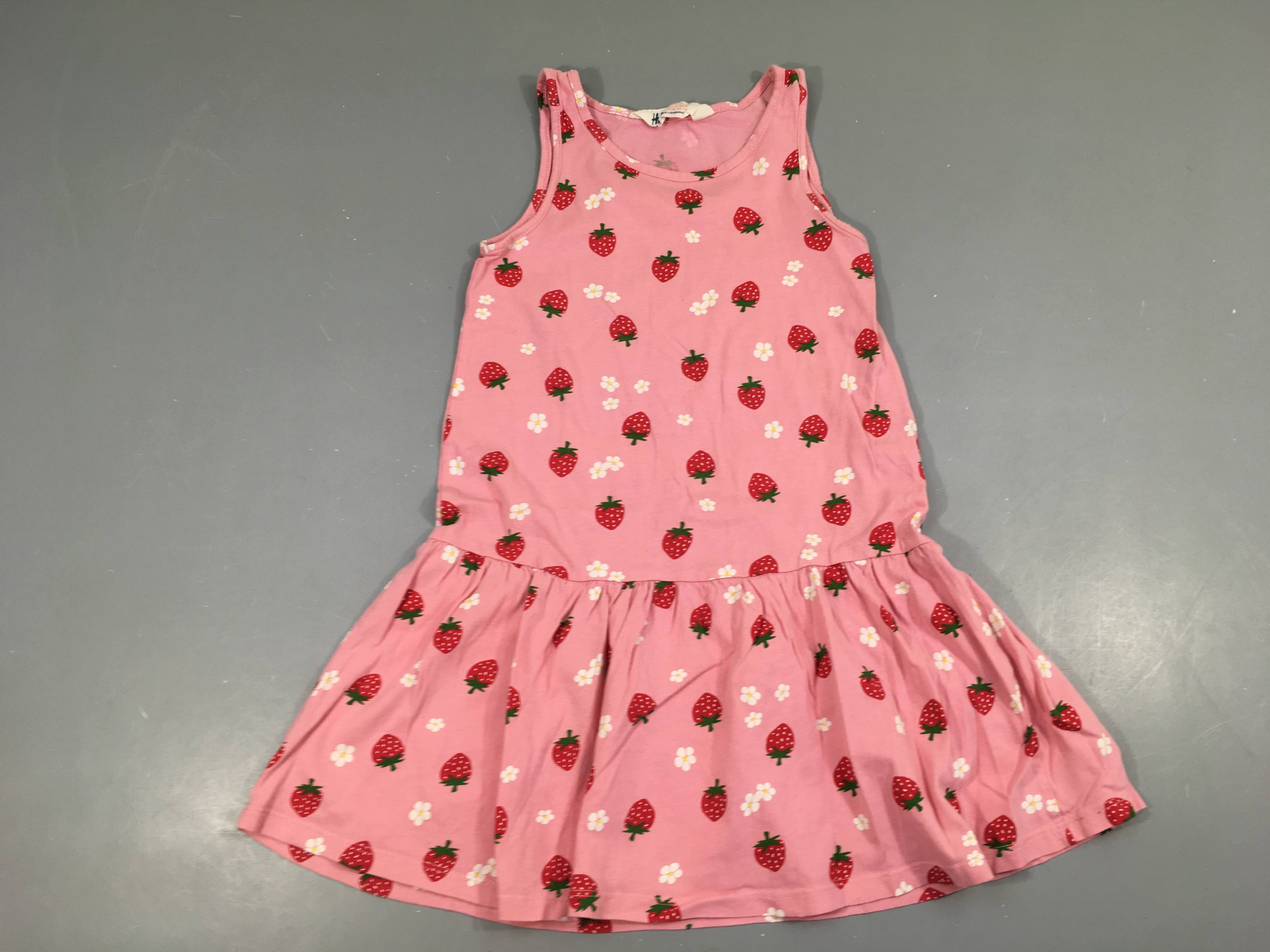 Robe s.m rose fraises