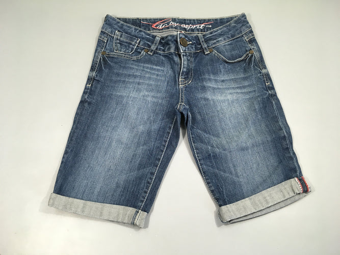 Bermuda jean à revers, taille 27, moins cher chez Petit Kiwi