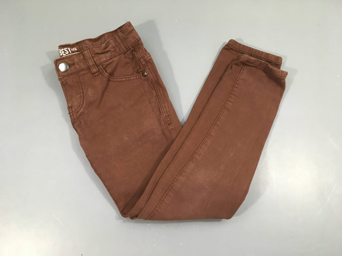 Pantalon brun SkinnyFit, moins cher chez Petit Kiwi