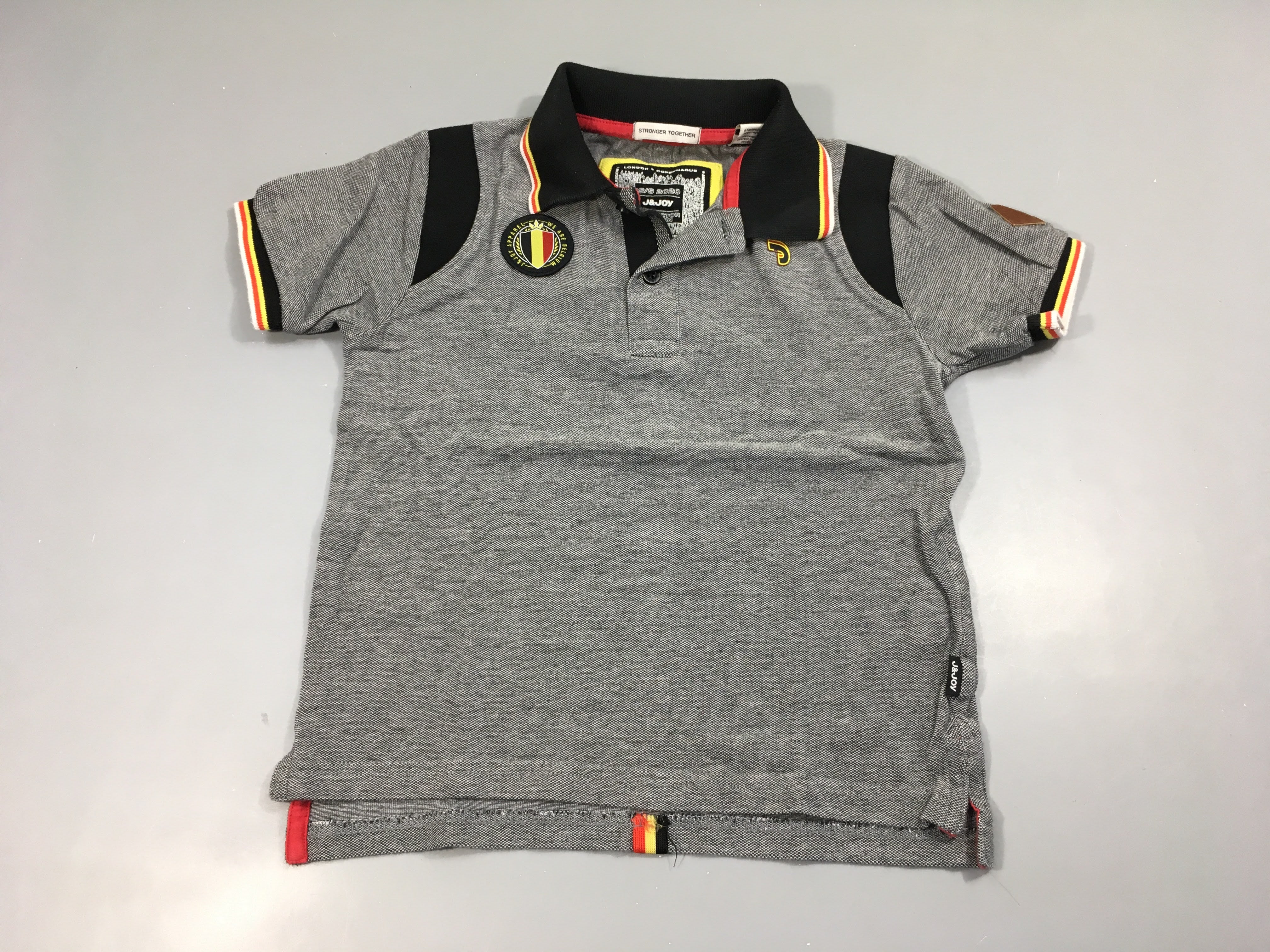 Polo m.c gris j&Joy Belgium