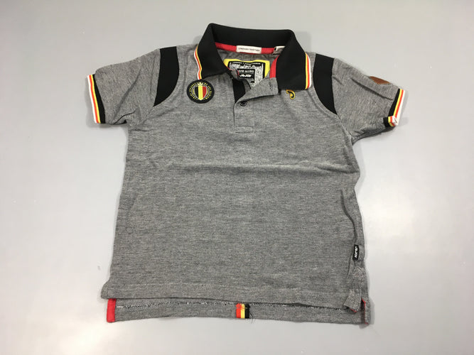 Polo m.c gris j&Joy Belgium, moins cher chez Petit Kiwi