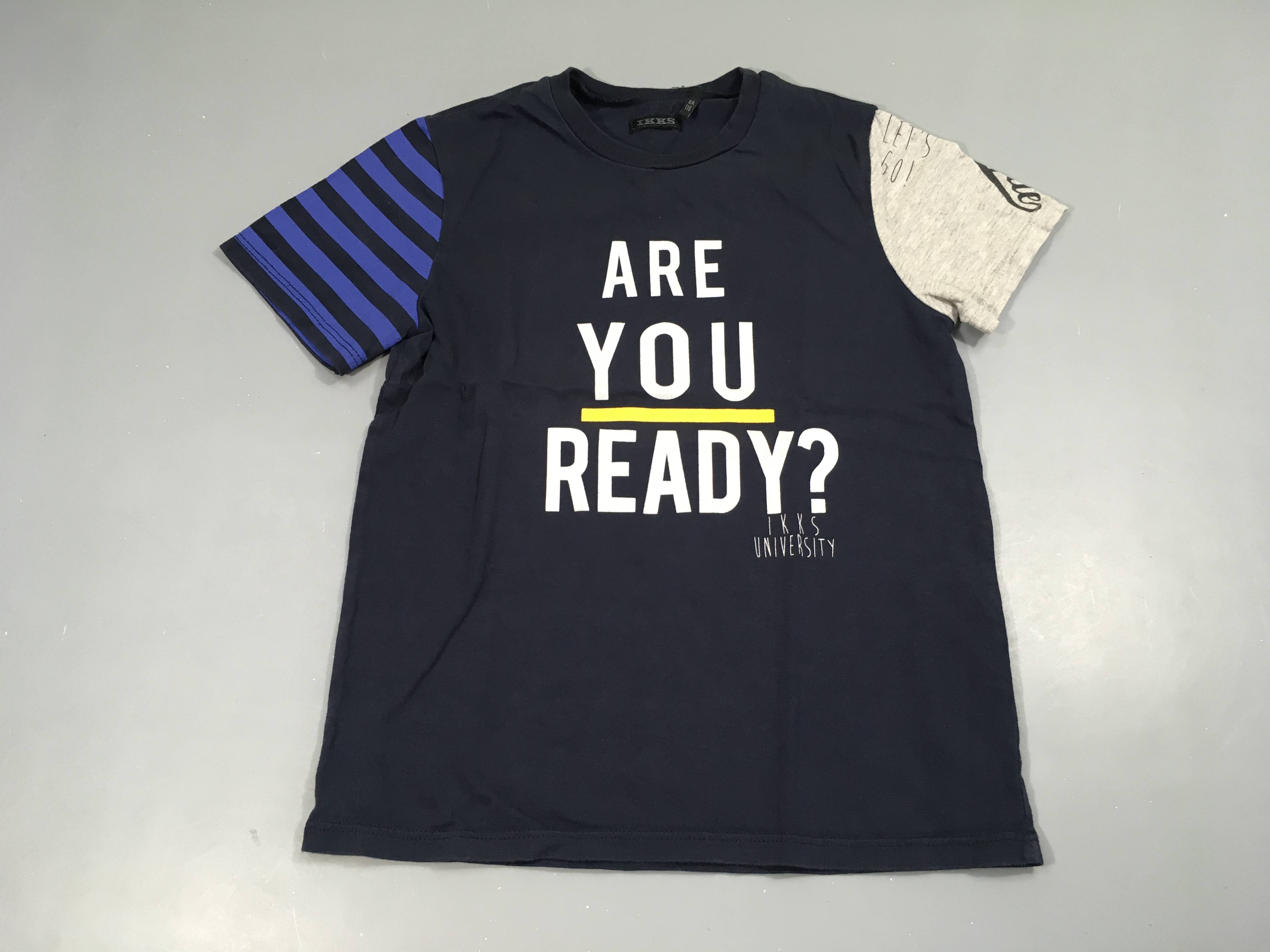 T-shirt m.c bleu foncé Are You