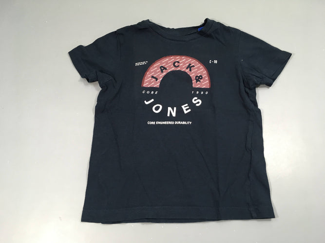 T-shirt m.c bleu foncé Jack & Jones, moins cher chez Petit Kiwi