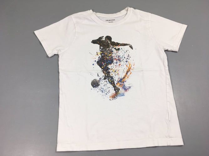 T-shirt m.c blanc foot, moins cher chez Petit Kiwi