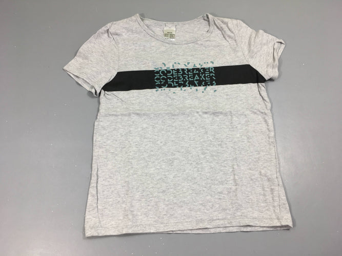 T-shirt m.c gris chiné Debreaker, moins cher chez Petit Kiwi