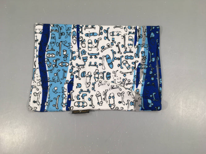 Snood polar blanc-bleu Skate Chaud devant, moins cher chez Petit Kiwi