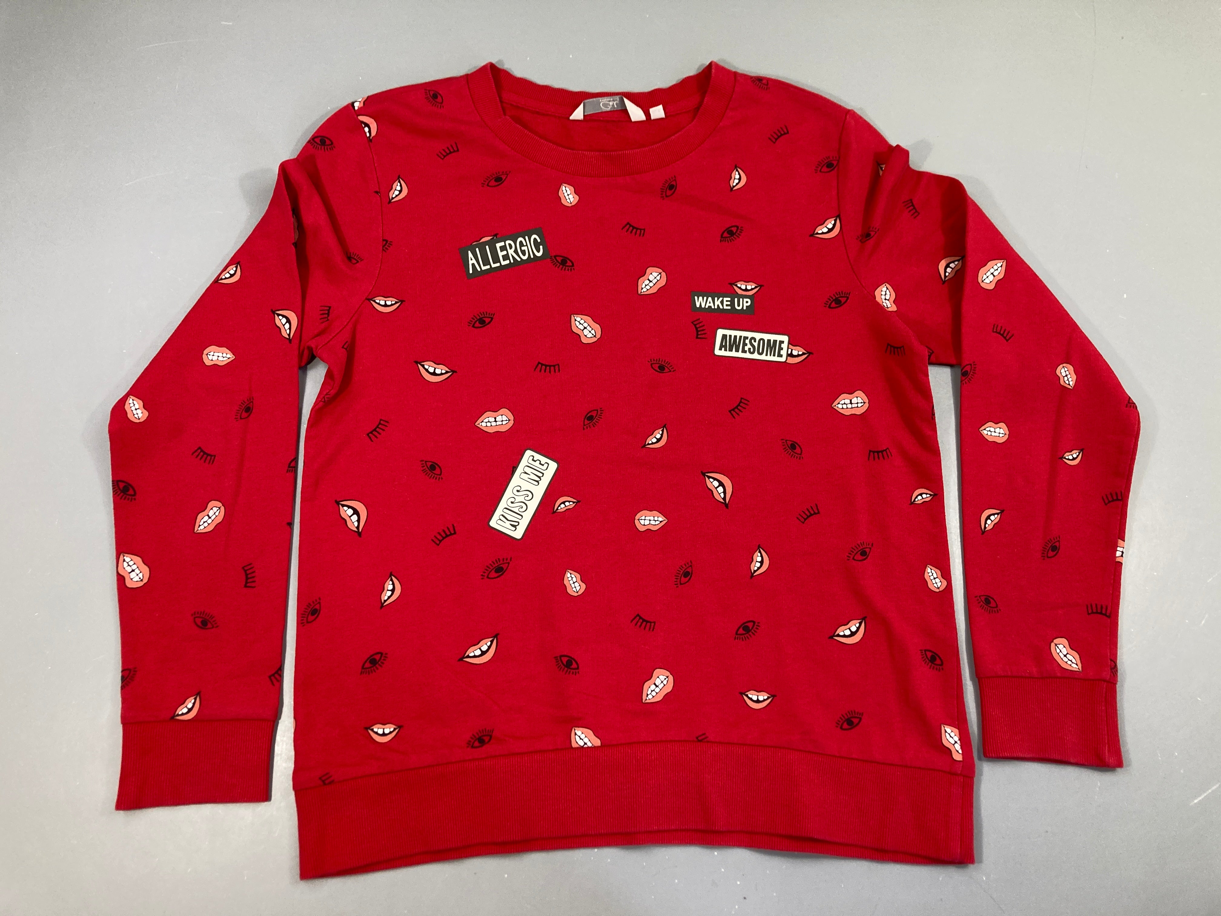 Sweat rouge yeux