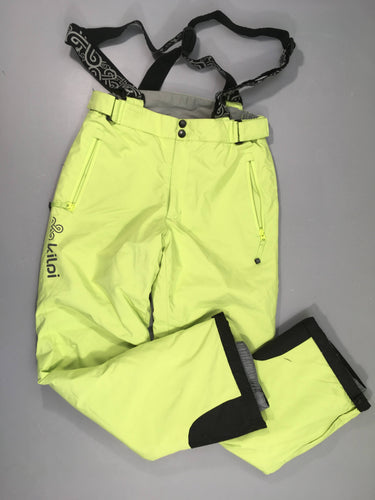 Pantalon de ski vert anis Kipli-petite déchirure arrière, moins cher chez Petit Kiwi