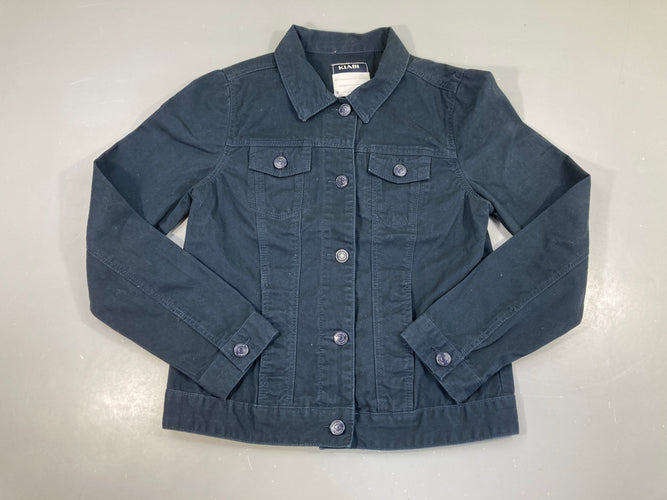 Veste coton bleu foncé, moins cher chez Petit Kiwi