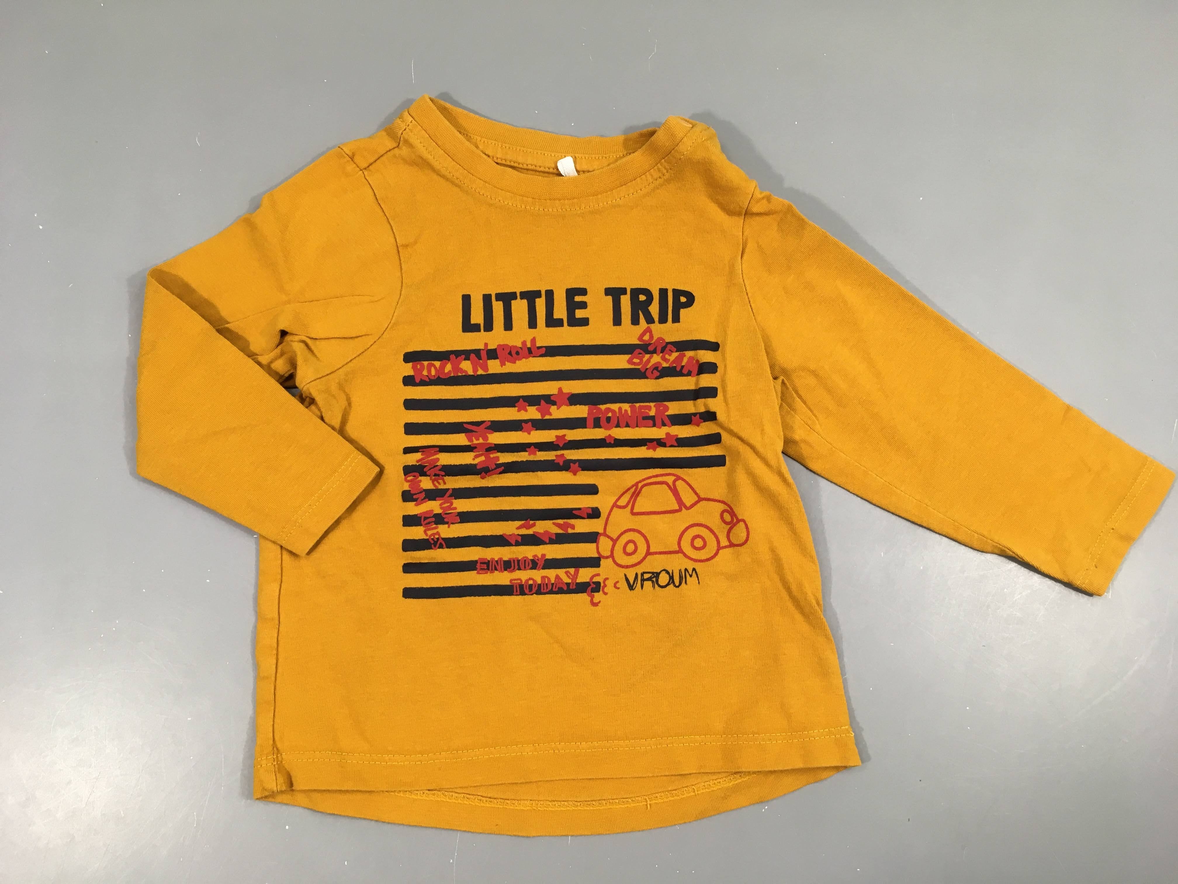 T-shirt m.l orange auto