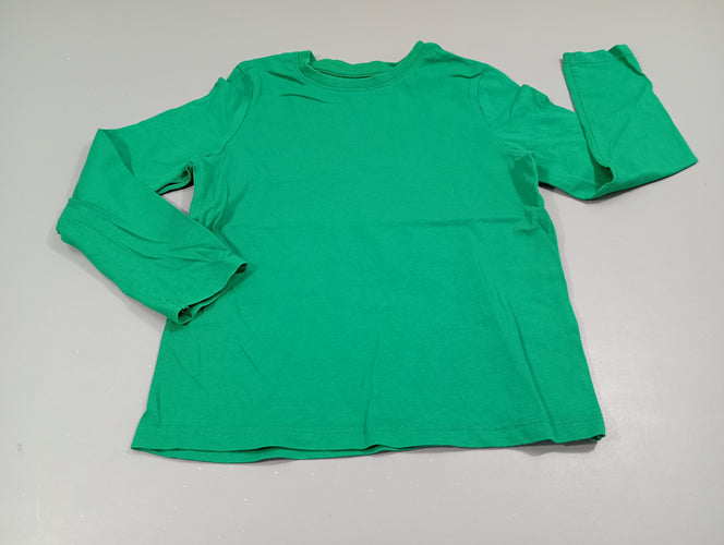 T-shirt m.l vert, moins cher chez Petit Kiwi