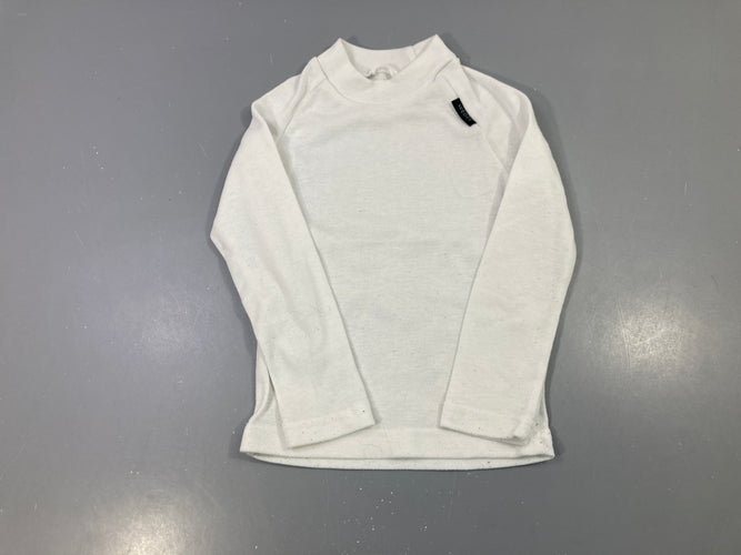 T-shirt m.l thermique blanc bouloché Wed'ze, moins cher chez Petit Kiwi