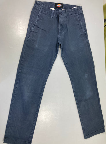 Pantalon chino bleu Dickies petite trace claire, moins cher chez Petit Kiwi