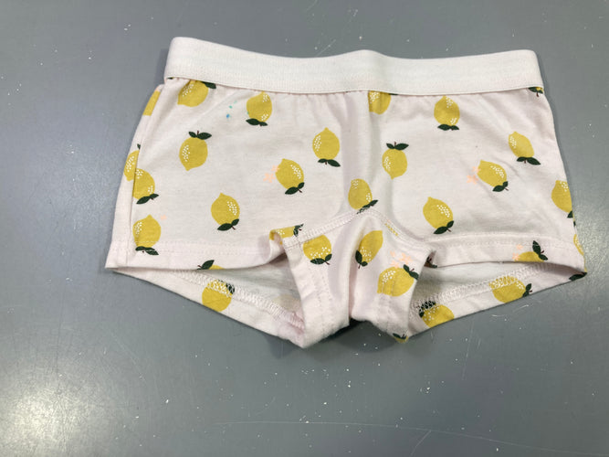 Culotte blanche citrons, moins cher chez Petit Kiwi