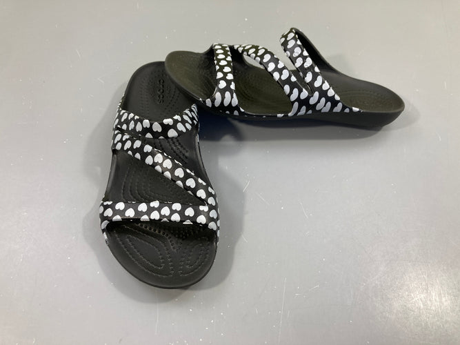 Sandales crocs noires W7, moins cher chez Petit Kiwi