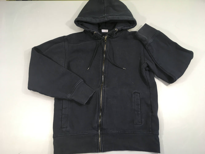 Sweat zippé à capuche bleu foncé Celio, moins cher chez Petit Kiwi