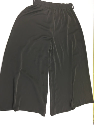 Pantalon noir fluide Wide leg++ Bouloché fesses et qques accrocs, moins cher chez Petit Kiwi