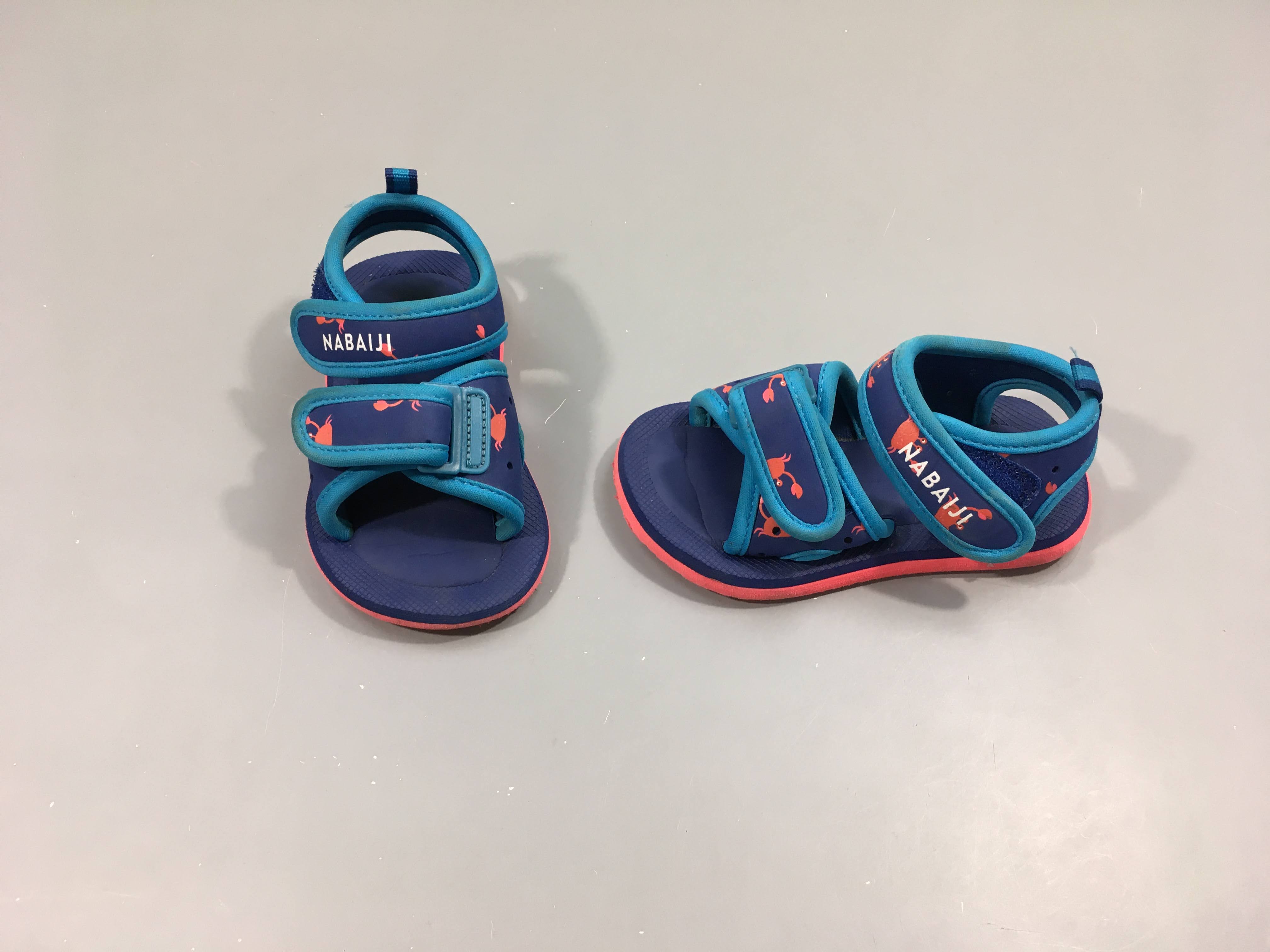 Sandales d'eau bleu crabes, Nabaji, 22