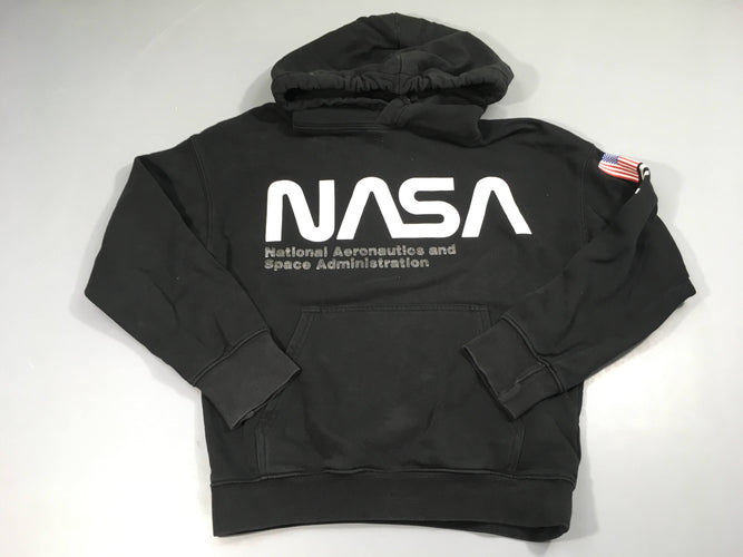 Sweat noir à capuche NASA, moins cher chez Petit Kiwi